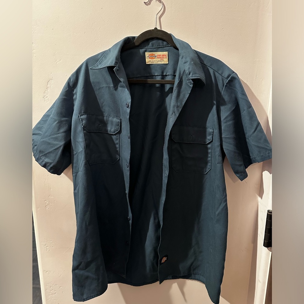 Vintage Dickies Men’s Button Down T-Shirt